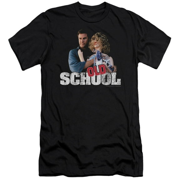 Old School Frank And Friend Adult 30/1 T-Shirt Black