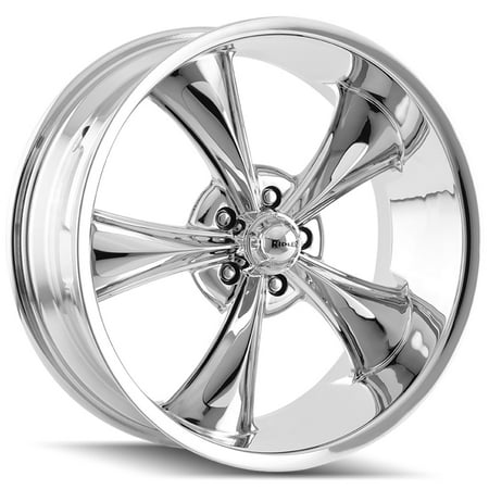 Ridler 695 20x10 5x5" +0mm Chrome Wheel Rim 20" Inch