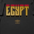 thumbnail image 2 of Umbro Men's Egypt Stacked Soccer T Shirt (Black, S-XXXL), 2 of 4