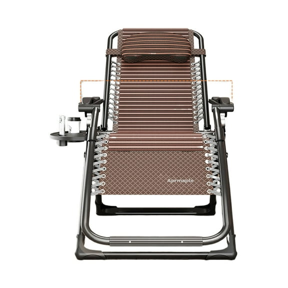 Aprmaple Chaise lounges, Adjustable Steel Mesh Zero Gravity Lounge Chair