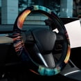 thumbnail image 6 of Jellyfish 14.5 Inch Printing PVC Leather Auto Accessories Car Steering Wheel Cover, 6 of 6