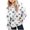 00#White3622, variant on Byoo Little Girls' Star Allover Print Hoodie Oversize Long Sleeve Pullover Hooded Sweatshirt Kids Streetwear Tops,Brick Red