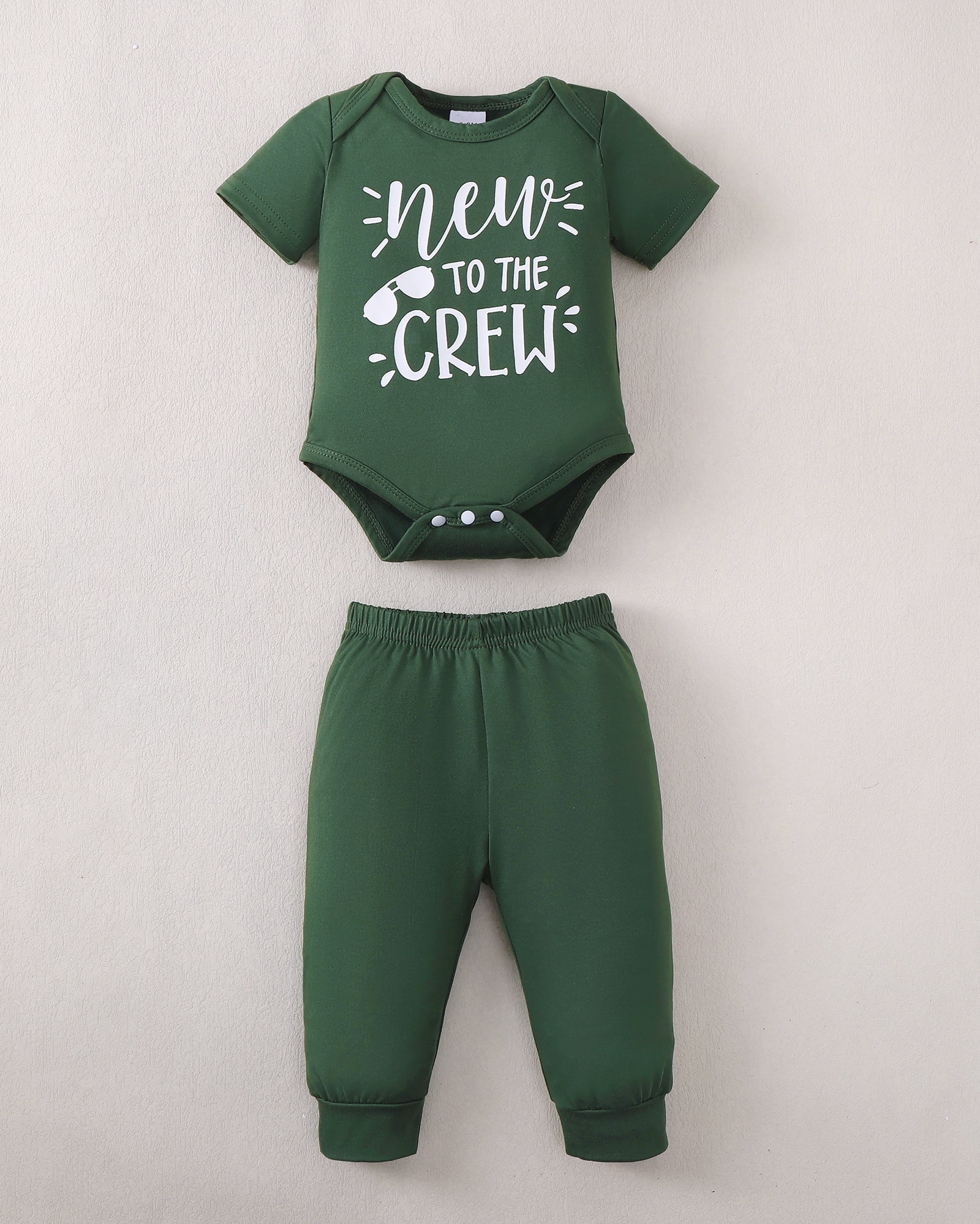 KIMI BEAR Preemie Baby Boys Layette Set 5 Packs Shower Gift Sets Romper Top Pants Set Short Sleeves Tops Letter Print Camouflage Outfits Clothing Summer 10pcs Essential Clothes Multicolor