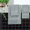 thumbnail image 4 of MALLONI HOME Ultra Soft 6 Pack Cotton Towel Set, Contains 2 Bath Towels 28x55 inch, 2 Hand Towels 16x24 inch & 2 Wash Coths 12x12 inch, Ideal Everyday use, Compact & Lightweight - Jade, 4 of 8