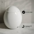 thumbnail image 4 of Plaisir Smart One-Piece 1.28 GPF Single Flush Toilet in Glossy White, 4 of 9