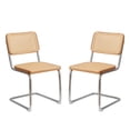 thumbnail image 3 of Chrome Steel Frame / Living Room Accent / High - quality Rattan Construction, 3 of 7