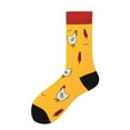 thumbnail image 3 of Calcetines de moda de otoño e invierno para hombres y mujeres, calcetines de patineta con dibujos de animales y rompecabezas de colores, 3 of 6