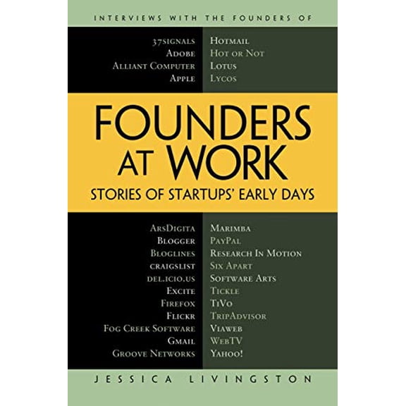 Pre-Owned Founders at Work: Stories of Startups' Early Days (Paperback) 1430210788 9781430210788