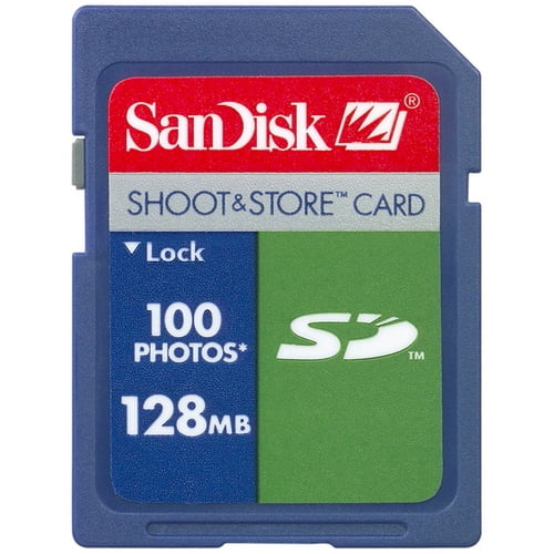 Sd カード 128mb 写真 何 枚 SanDisk 128MB Shoot & Store SD Card - Walmart.com - Walmart.com