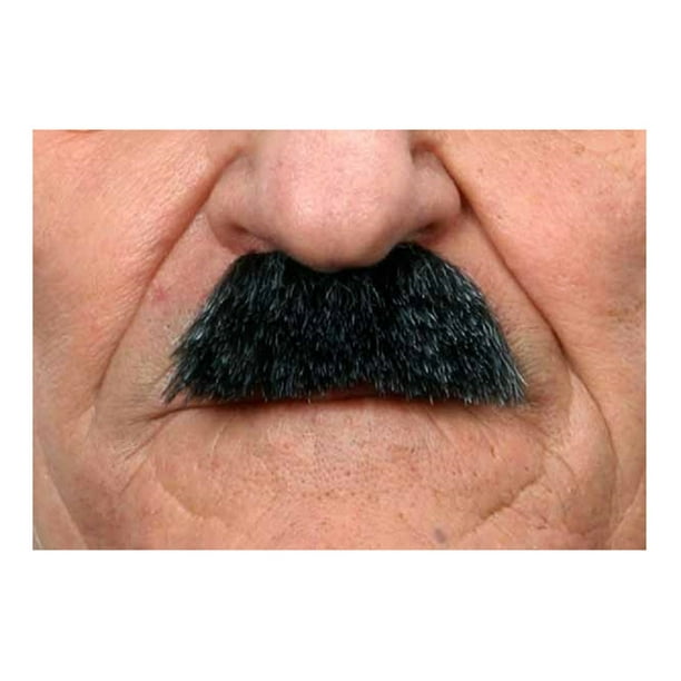 Grey Black Charlie Chaplin toothbrush Mustache Self Adhesive Facial