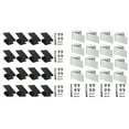 thumbnail image 5 of relayinert 16-Piece Window Stainless Safety Installation, Accessories, Corrosion-Resistant, For Shutters, for Windows White, 5 of 5
