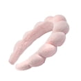thumbnail image 4 of Enchante Crescent Pink Spa Headband with Soft Comfort Design for Skincare & Makeup, 4 of 8