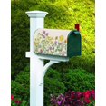thumbnail image 3 of Mailbox Cover Fall Yellow Daisy Flower Watercolor Plants Mailbox Covers Magnetic Standard Size,Post Box Cover for Outdoor Garden Yard,Green Leaves Retro Linen Mailbox Wraps Mailbox Decals 21x18in, 3 of 6