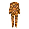thumbnail image 5 of Halloween Family Matching Pajamas Sets, Halloween Family Leisure Loungewear, Pumpkin Ghost Holiday PJS Sleepwear, Seasonal Halloween Party Family for Home Relaxing Casual Daily Wear Indoor, 5 of 7