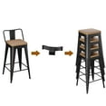 Apeaka 30 inch Bar Stools with Back, Set of 4, Counter Height Chairs