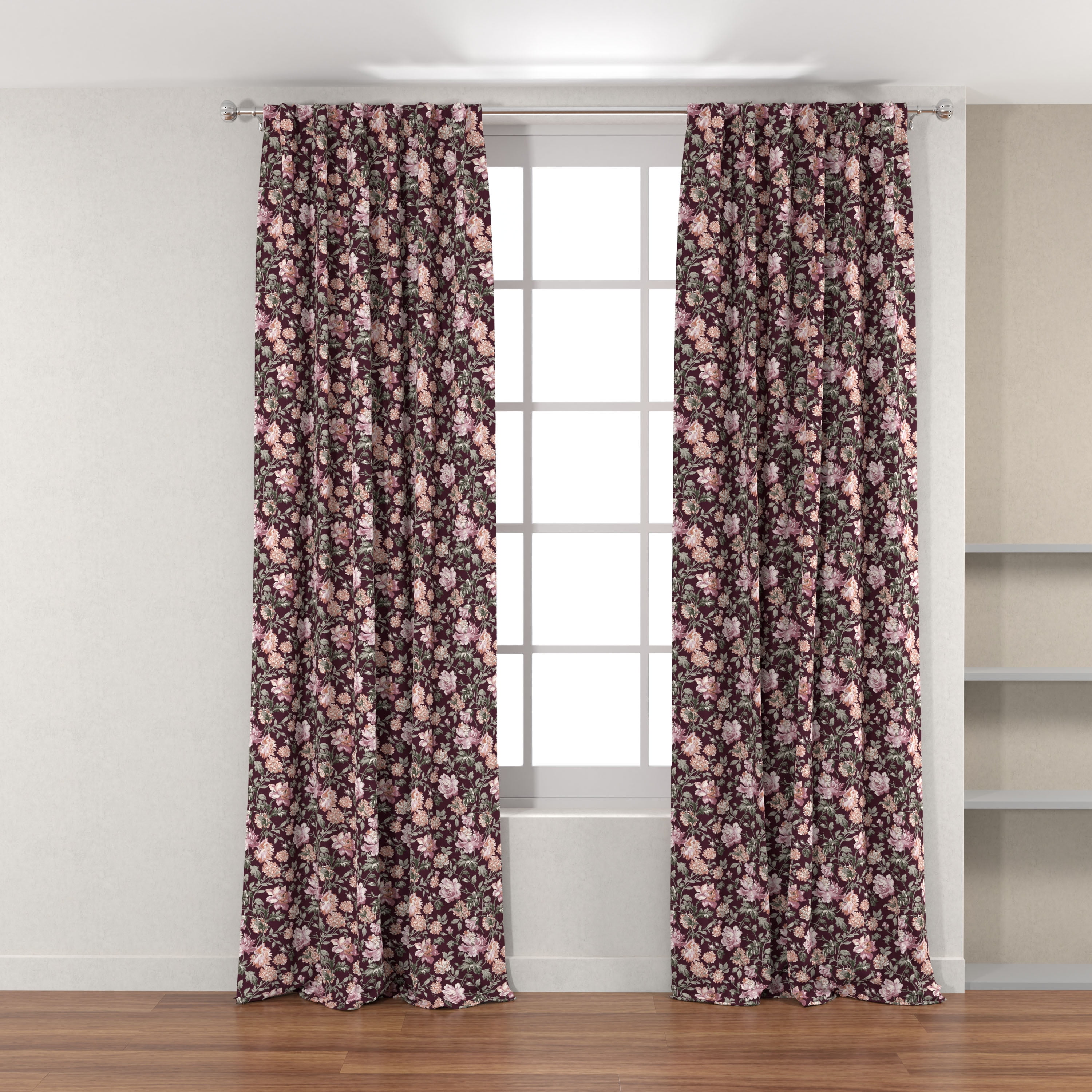 Better Homes & Gardens 54” Width 100% Cotton Fabric, 8 Yard by the Bolt, Traditional Floral Purple