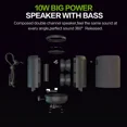thumbnail image 3 of Bluetooth 5.0 Speaker with Mage Bass - Portable Wireless Sound Bar with TF Card Playback, AUX Input and TWS Function - Powerful Subwoofer with Deep Bass - Ideal for Music, Movies and Games, 3 of 11