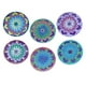 thumbnail image 1 of Posavasos con diseño de absorbente, regalos de cumpleaños, decoración estilo 5 Sunnimix Posavasos De Cerámica Redondos, 1 of 6