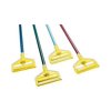 Rubbermaid Commercial Products RCP H126 60 Inch Aluminum Side Gate Wet Mop Handle - Yellow/Gray