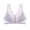 Purple, variant on Bixock Plus Size Bra for Women No Underwire Wireless Bra Floral Lace Front Closure Lift Support Thin Breathable Abjustable Straps Everyday Women Under Wear