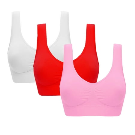 

〖TOTO〗Intimates For Women Size Bandeau Stretchy Padded Top Plus Removable Double Bra Strapless Women