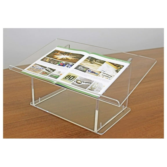 Clear Acrylic Podium/Lectern (23-1/2"W x 10-1/2"H x 14-1/4"D) Transparent