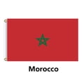 thumbnail image 1 of Ensemble de Drapeaux Nationaux de la Coupe du Monde 2026, Bannière en Polyester Renforcé Résistant à la Décoloration, Drapeau Réutilisable à Imprimé Clair pour Décoration de Bar Sportif, Zone pour Fans, Maison, Jardin, Fête, 1 of 5