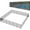 Aluminum Bottom, variant on 4 x 12 FT Swimming Pool Fence, Heavy-Duty Mesh Safety Barrier with Stainless Steel Poles, Removable Pool Fencing for Inground/Above Ground Pools