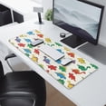 thumbnail image 2 of Long Mouse Pads for Desk,White Cartoon Colorful Dinosaurs Pattern Desk Mats on Top Of Desks, Desk Mouse Pad Extra Large with 3mm Non-Slip Base and Stitched Edge for Gaming,Office,Work,Home 31.5"x11.8", 2 of 6