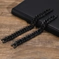 thumbnail image 6 of 19/21.5cm Silver/Gold/Black Jewelry Men Women 316L Stainless Steel Chain Bracele, 6 of 9