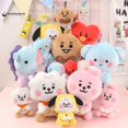 thumbnail image 2 of 【Entrega 24 horas】Kpop bts bt21 12cm cartoon soft toy chimmy cookie koya mang rj shake tata soft toy bt21 doll breloczek prezent, 2 of 4