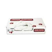 Industrial Strength Low-Density Commercial Can Liners 60 gal, 0.9 mil, 38" x 58", White, 100/Carton