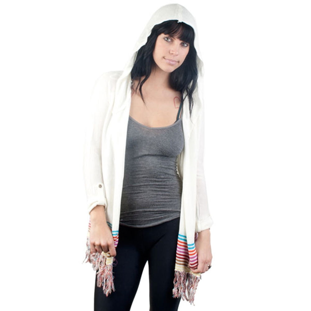 Element - Shalom Natural Juniors Hooded Wrap Sweater