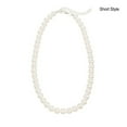 thumbnail image 2 of Linyer Simulation Pearl Necklace Charming Fashion Decor Accessory  Jewelry Accessories Clothes Pendant Fashion Necklaces Birthday Gift Type 2, 2 of 6