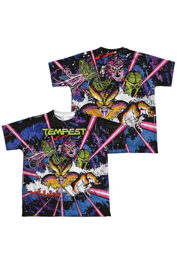 Atari - Key Art (Front/Back Print) - Youth Short Sleeve Shirt - Large