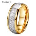thumbnail image 3 of Anillo de suministro Sonducket de acero inoxidable para hombre en color dorado y plateado, 3 of 6