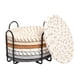 thumbnail image 1 of Posavasos absorbentes para bebidas de 8 piezas, para todas , posavasos de algodón, juego de posavasos tejidos para escritorio, regalos de Tema gris y marrón, 1 of 8