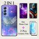 thumbnail image 2 of 2 En 1 Tecno Camon 18 Premier Funda De Silicona Para Teléfono Con Vidrio Templado Curvado De Cerámica Protector De Pantalla, 2 of 4