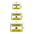 thumbnail image 6 of Classic Framed Plus Caution Electrical Hazard Stay Clear Door or Wall Sign | Workplace Health and Safety Warning Signage - Medium, 6 of 8
