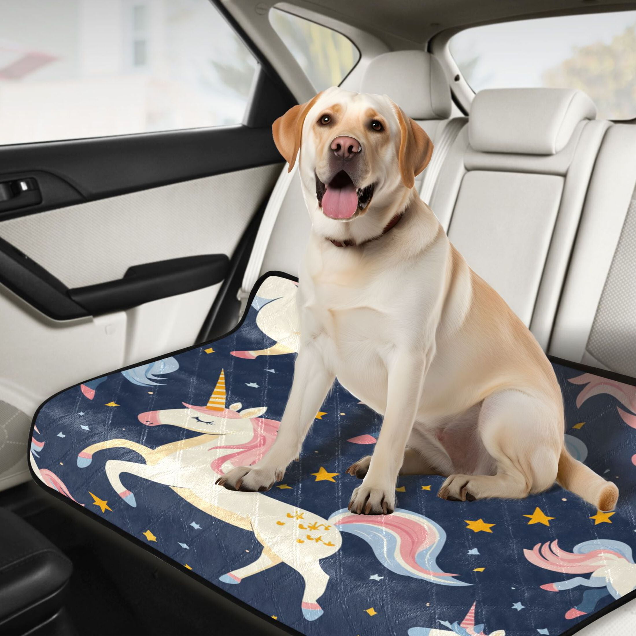 Washable Pet Pee Pads with Super Absorbent Reusable Training Pads for Dogs & Cats Unicorn