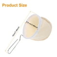 thumbnail image 2 of Uxcell 2Pcs Filtro de Café de Tela, Colador de Café con Mango de Acero Inoxidable, Beige, 2 of 6