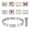 Set 1, variant on Modular Italian Charm Bracelet Gold Silver 9mm Stainless Steel Bangle Module for Women Men Kids DIY Fashion Accessory