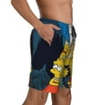 thumbnail image 3 of The Simpsons Mens Swim Trunks Quick Dry Swim Shorts Mesh Lining Bathing Suits Swimwear Beach Shorts with Pockets, 3 of 6