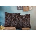 thumbnail image 4 of Set of 2 Traditional Paisley Pattern Throw Pillow Covers 18X18 Inch Decorative Pillow Cases for Couch Bedroom Living Room, 4 of 6