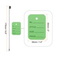 thumbnail image 2 of Price Tags and Hang Tag String Clothing Tag, 2"x1.4" Green String Tags for Clothes, Retail Store 250 Set, 2 of 6