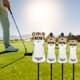 thumbnail image 2 of 4 Uds. Cubierta de cabeza de madera de Golf cubierta de cabeza de palo de Golf úmero intercambiable, Golf amarillo3 Cola Funda para palos de golf, 2 of 6