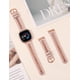 thumbnail image 4 of Correa de reloj Minyee Leather con cadena de metal para Fitbit, 4 of 6