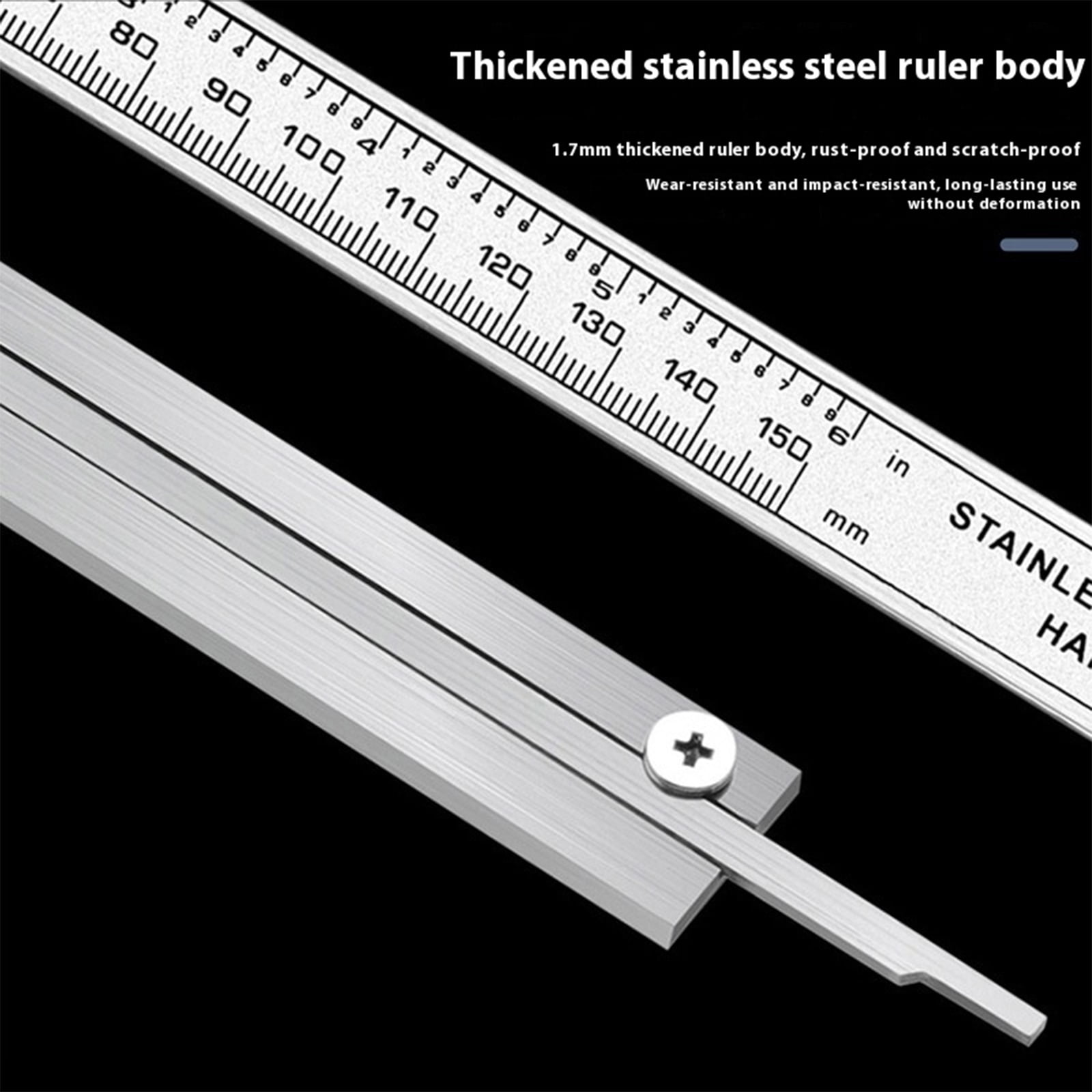 Digital Measuring Calipers 150mm Solar Operated With LCD Display Accuracy Measuring Tool For Mechanical Projects