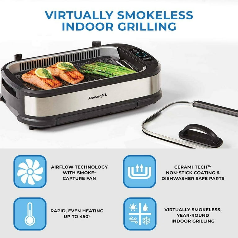 POWER SMOKELESS GRILL  AMERICA'S FAVORITE GRIDDLE 