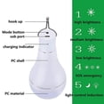 thumbnail image 4 of Lámpara solar LED para exteriores, impermeable, con control remoto, temporizador, luz solar para jardín, para senderismo, camping, pesca, luces de emergencia, 4 of 5